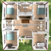 Economic and easy to install portable house